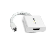 StarTech MDP2HDW miniDisplayPort adapteris 1x miniDP 1.2 vyriškas iki 1x HDMI 1.4 A moteriškas, baltas