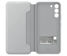 Dėklas "Samsung LED View" dangtelis "Galaxy S22 Plus" šviesiai pilkas EF-NS906PJEGEW