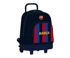 Mokyklinė kuprinė su ratukais F.C. Barcelona Kaštoninė Tamsiai mėlyna (33 x 45 x 22 cm)