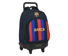 Mokyklinė kuprinė su ratukais F.C. Barcelona Kaštoninė Tamsiai mėlyna (33 x 45 x 22 cm)