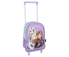 Mokyklinė kuprinė su ratukais Frozen Alyvinė