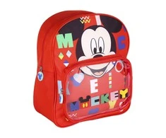 Mokyklinis krepšys Mickey Mouse Raudona (25 x 30 x 12 cm)