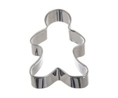 Five Simply Smart PIECES KALĖDINĖS sausainių formelės, 8vnt + metalinė skarda