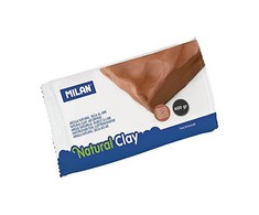 Molis natūralus savaime džiūstantis rudas Milan, 400g