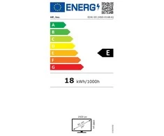 Hewlett Packard (HP) HP E24t G5 FHD Touch Monitorius – 23,8 colio 1920x1080 FHD 300 nitų jutiklinis 75Hz AG, IPS, HDMI/DisplayPort, 4x USB-A, reguliuojamas aukštis/pakreipimas/sukamas/sukamas, 3 metai