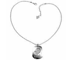 Biżuteria GUESS USN80907. Wisiorek, Kolor STEEL. Kobieta.