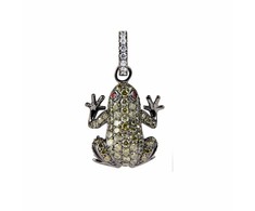Biżuteria LANCASTER JLA-PEN-FROG3. Wisiorek, Kolor juoda žalia. Kobieta.