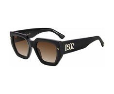 Akiniai DSQUARED2 D2-0031-S-2M2. Akiniai przeciwsłoneczne, Kolor juoda. Unisex.