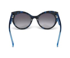 Akiniai JUST CAVALLI JC789S-55B. Akiniai przeciwsłoneczne, Kolor mėlyna pilka. Kobieta.