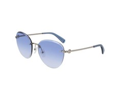 Akiniai LONGCHAMP LO128S-719. Akiniai przeciwsłoneczne, Kolor mėlyna auksinė. Kobieta.