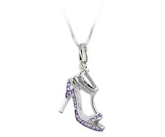 Biżuteria GLAMOUR GS4-19. Zawieszka, Kolor PURPLE. Kobieta.