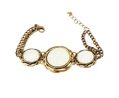 Biżuteria CRISTIAN LAY 437080. Bransoletka, Kolor balta auksinė. Kobieta.