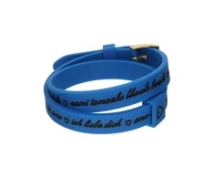 Moteriški apyrankės il mezzometro I LOVE YOU GOLD - BRACCIALE IN SILICONE/SILICONE BRACELET