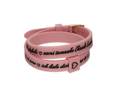 Moteriški apyrankės il mezzometro I LOVE YOU GOLD - BRACCIALE IN SILICONE/SILICONE BRACELET