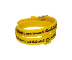Moteriški apyrankės il mezzometro I LOVE YOU Sidabrinis - BRACCIALE IN SILICONE/SILICONE BRACELET