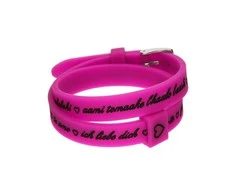 Moteriški apyrankės il mezzometro I LOVE YOU Sidabrinis - BRACCIALE IN SILICONE/SILICONE BRACELET