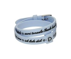 Moteriški apyrankės il mezzometro I LOVE YOU Sidabrinis - BRACCIALE IN SILICONE/SILICONE BRACELET
