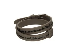 Moteriški apyrankės il mezzometro I LOVE YOU Sidabrinis - BRACCIALE IN SILICONE/SILICONE BRACELET