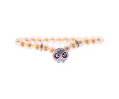 Biżuteria LANCASTER JLA-BR-OWL1PE. Bransoletka, Kolor sidabrinė. Kobieta.