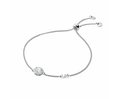 Michael Kors Švelni sidabrinė apyrankė su cirkoniais MKC1206AN040