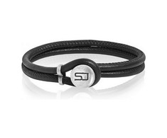 Biżuteria SIF JAKOBS BR458-BL-BK21. Bransoletka, Kolor juoda. Kobieta.