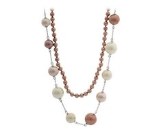 Biżuteria MISAKI QCRNTERRAMULT. NECKLACE NECKLACE, Kolor rožinė smėlio spalva. Kobieta.