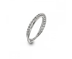Hot Diamonds Prabangus sidabrinis žiedas su dešiniuoju deimantu Jasmine DR210