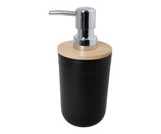 Berilo muilo dozatorius Muilo dozatorius su bambukiniu dangteliu CLEAN, 350 ml