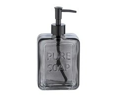 PURE liquid soap dispenser, glass, 550 ml, WENKO