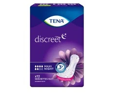 "Tena Discreet Maxi" naktiniai įklotai nuo šlapimo nelaikymo 12vnt