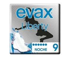 "Evax Liberty Night Normal" higieniniai įklotai su sparneliais 12 vienetų