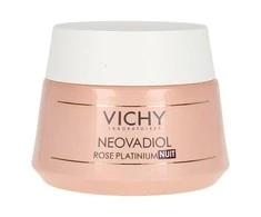 Vichy Neovadiol Rose Platinium Night Kreminis naktinis veido kremas brandžiai odai, 50 ml