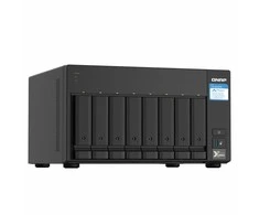 Qnap Systems QNAP TS-832PX-4G 8 skyrių NAS serveris AL324 1.7GHz keturių branduolių 4GB DDR4 SODIMM maks. 16GB 2x10GbE SFP+ LAN + 2x2.5GbE