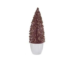 Krist+ Naujametinė eglutė Mažas Rožinė Auksinis Plastmasinis (9 x 28 x 9 cm)