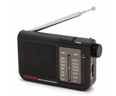 Aiwa Radijo imtuvas FM/AM su 3.5mm lizdu, juodas