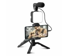 Cgsm Sbs Tripod belaidis SBS ze światłem LED i mikrofonem #