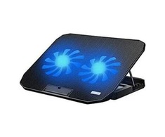 NK Laptopbase nešiojamojo kompiuterio aušinimo stovas, 12–17 col., 2 ventiliatoriai