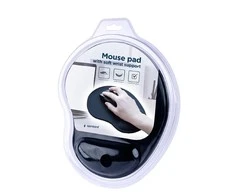 GEMBIRD Pelės kilimėlis with soft wrist support juodas