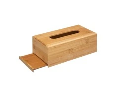 5five Simply Smart Servetėlių dėžutė, bambukinė, 25 x 13 x 8,5 cm