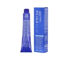 Nuolatinės spalvos dažymo kremas Inebrya Bionic Color Nº 4/5 Chestnut Mahogany (100 ml)
