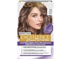 plaukų dažai L'oreal Professionnel Excellence Creme Colour 7,11-Intense Ash Skirtas šviesiems plaukams 192ml