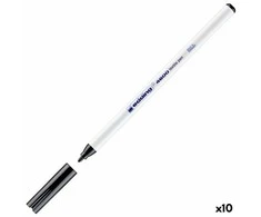 Tekstilės žymeklis Edding 4600, apvaliu galiuku, 1mm, juodos spalvos