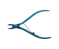 Eurostil Manicura Alicate Corta-Cuticulas 11cm Azul Titanio 1un