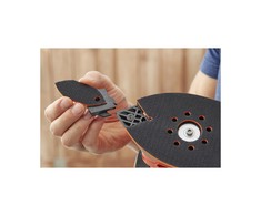 Black &amp; Decker Juodas &amp; Decker Trikampis šlifuoklis Juodas &amp; Decker BEW200-QS; 200 W