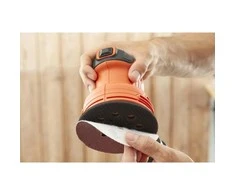 Black &amp; Decker Juodas &amp; Decker Ekscentrinis šlifuoklis Juodas &amp; Decker BEW210-QS; 230 W