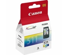 Canon CL-511 Originalus Žydras, Rausvai raudona, Geltona 1 vnt