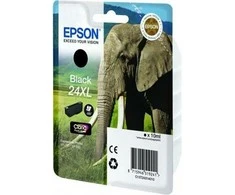 Epson No.24 XL (C13T24314012), juoda kasetė
