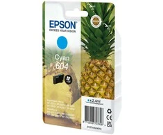 Tusz Epson 604 – 2,4 ml – žydra – originali – lizdinė plokštelė su RF / akustiniu pavojaus signalu – rašalo kasetė – skirta „Expression Home XP-2200“, „2205“, „3200“, „3205“, „4200“, „4205“, „WorkForce WF-2910“, „2930“, „2935“, „2950“