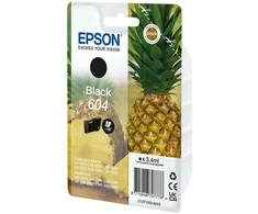 Tusz Epson Epson 604 – 3,4 ml – juoda – originali – lizdinė pakuotė su RF / akustiniu aliarmu – rašalo kasetė – skirta „Expression Home XP-2200“, „2205“, „3200“, „3205“, „4200“, „4205“, „WorkForce WF-2910“, „2930“, „2935“, „2950“