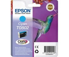 Epson T0802 (C13T08024011), žydra kasetė